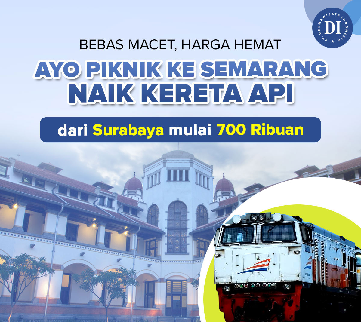 Dari Solo Ke Semarang Naik Kereta Api - Kereta ekonomi semacam