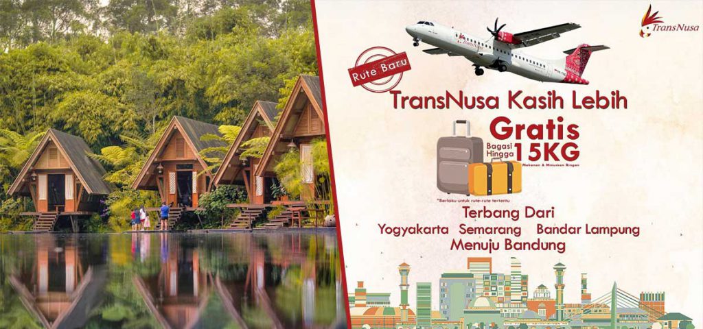 Transnusa Rute Baru Bandung Gratis Bagasi 15kg
