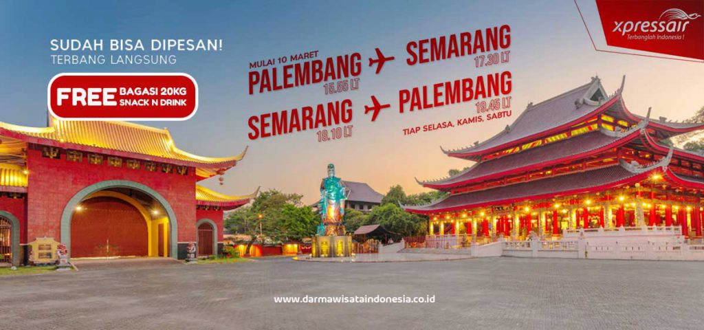 Jadwal Baru Penerbangan XpressAir Palembang Semarang